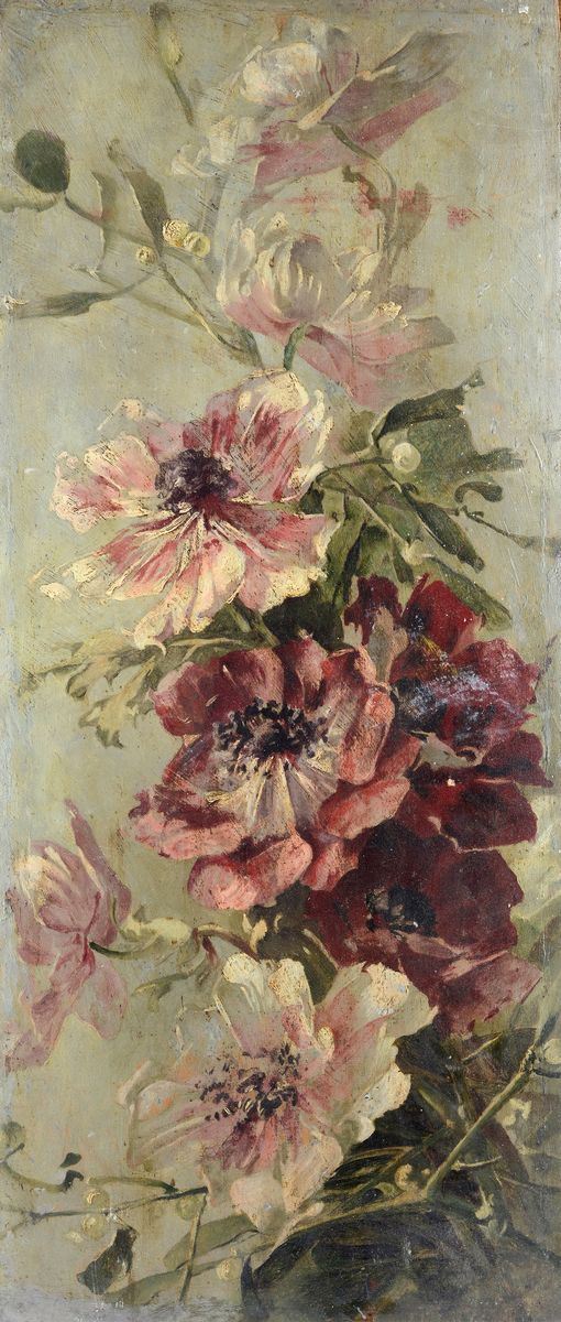 Anonimo, XIX sec. - Flowers