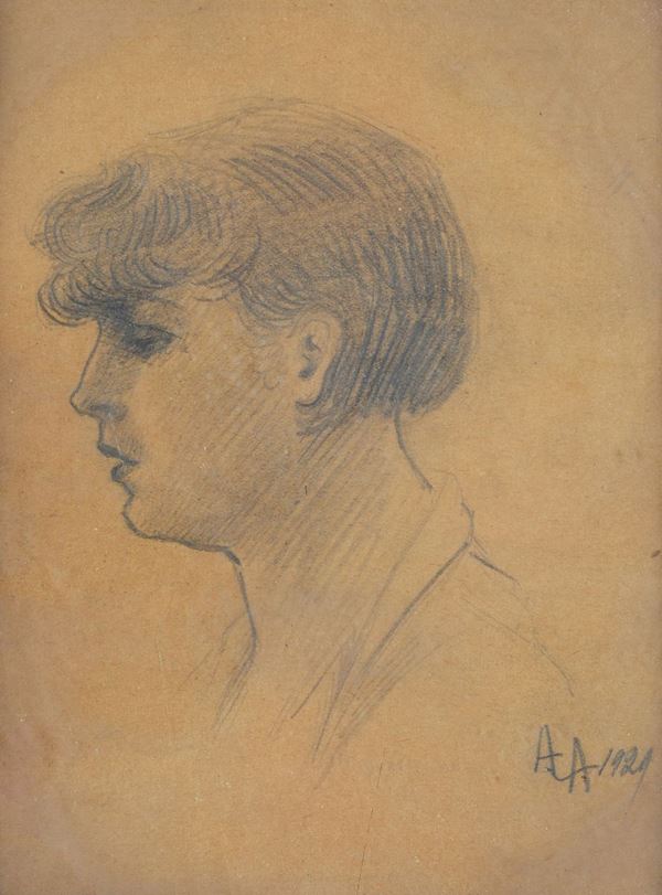 Anonimo, XX sec. - Female profile