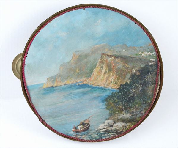 Anonimo, XIX - XX sec. - Paesaggio costiero