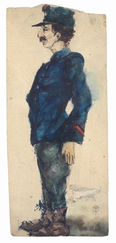 Caritcatura di Soldato