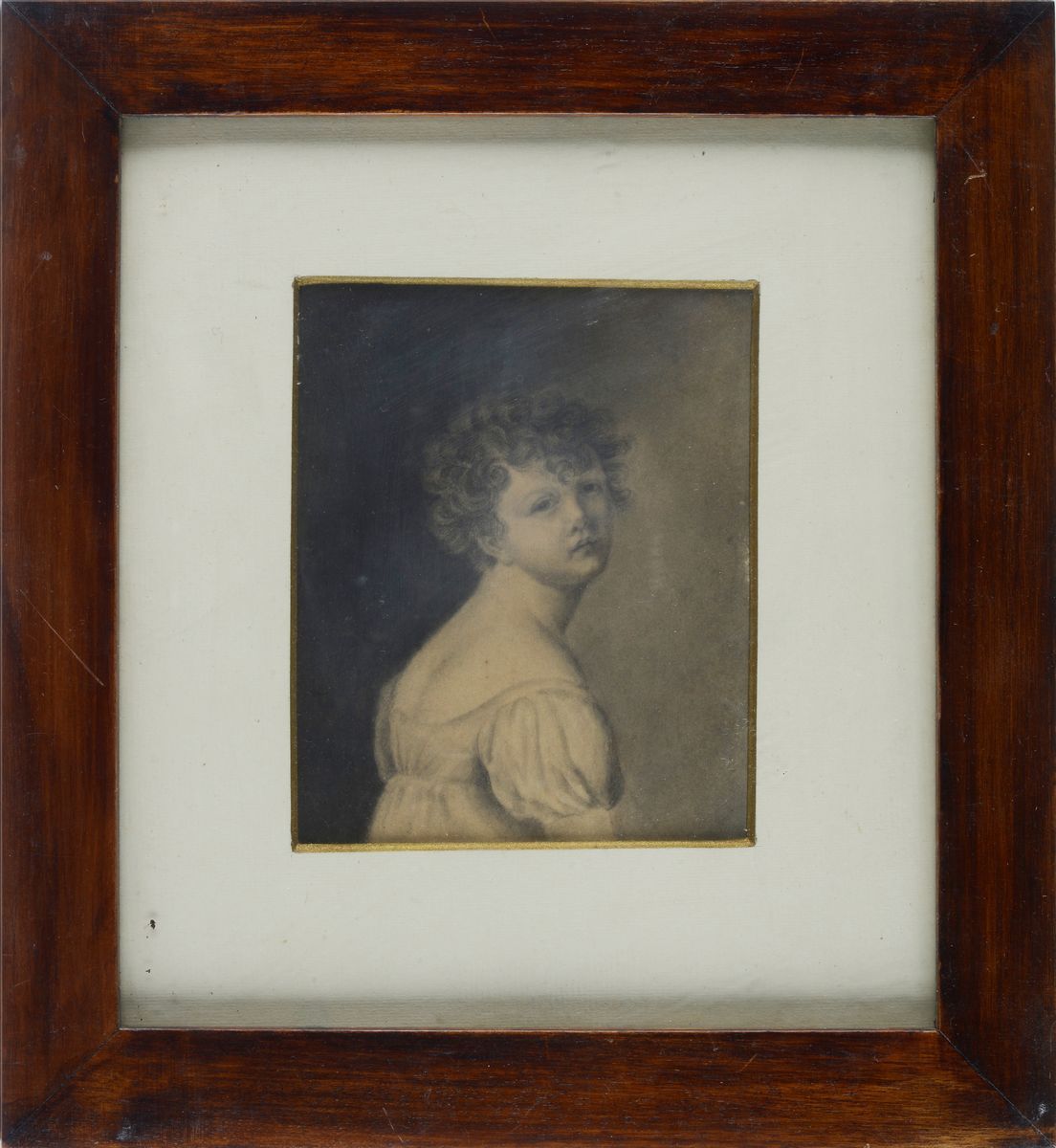 Anonimo, XIX Sec. - Ritratto di Bambina