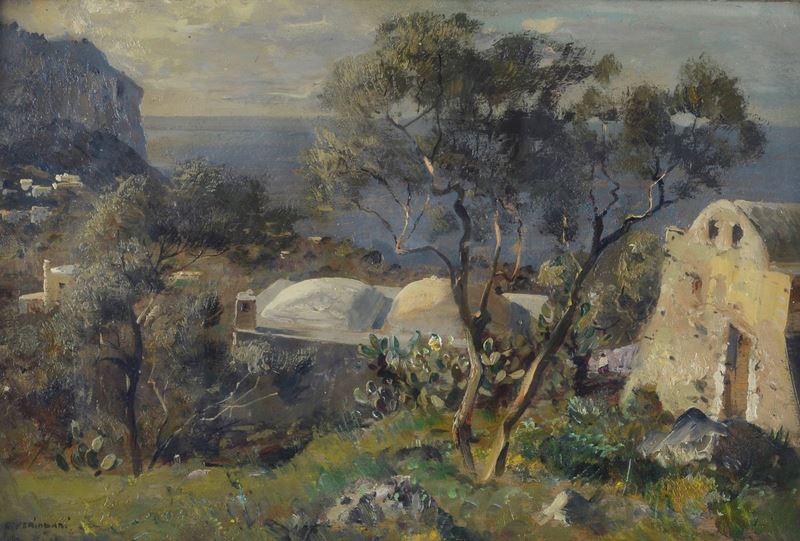 Attr. a Carlo Perindani - Paesaggio