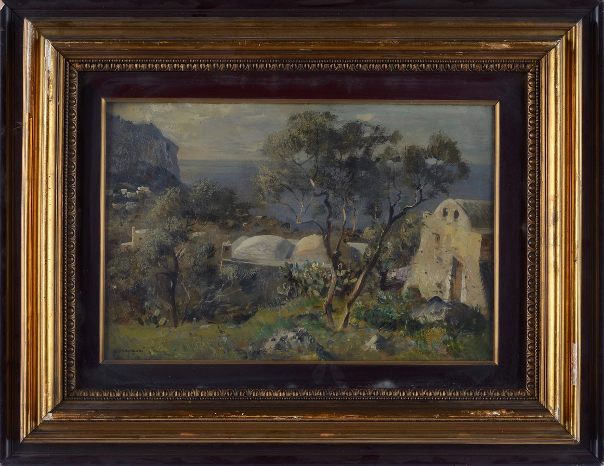 Attr. a Carlo Perindani - Paesaggio