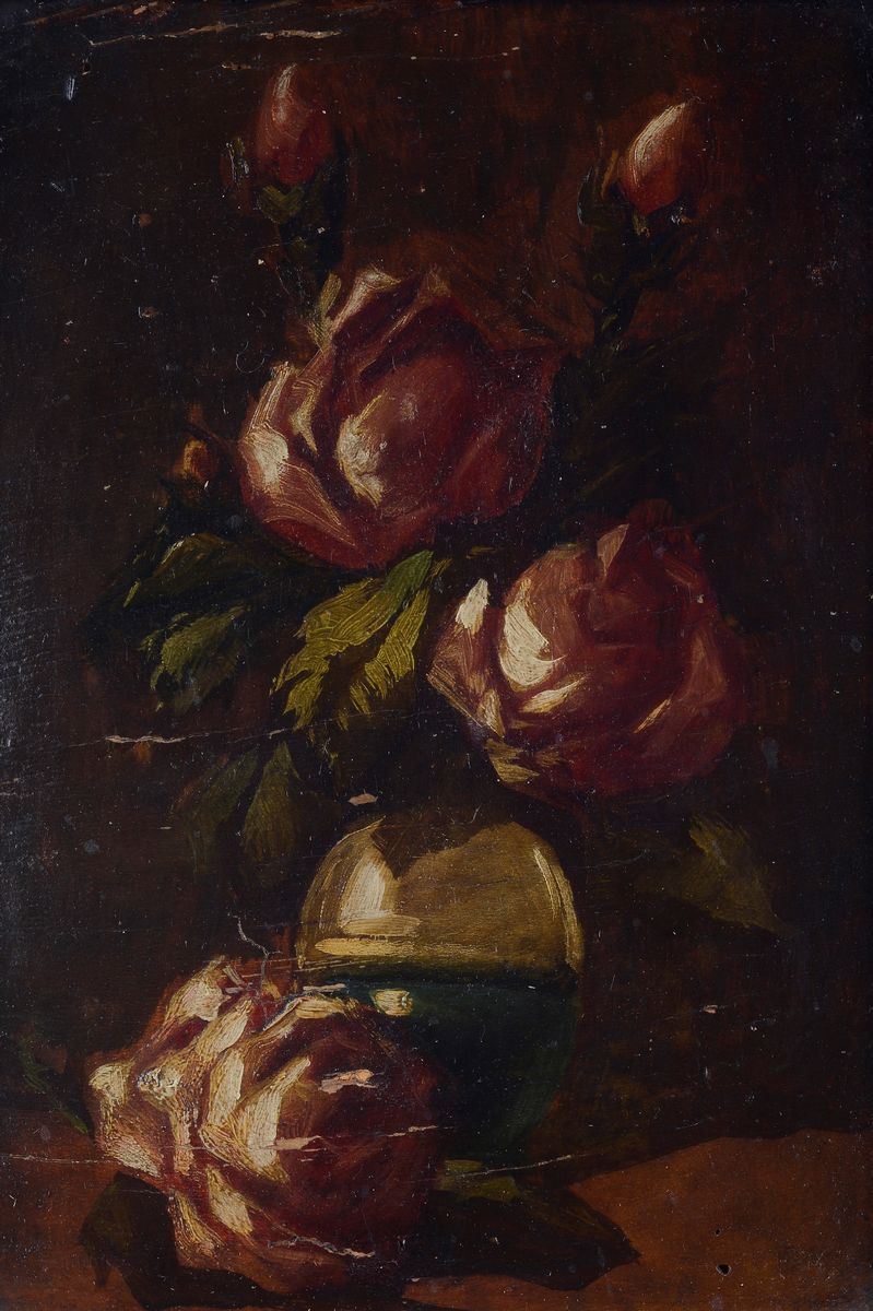 Anonimo, XIX Sec. - Rose
