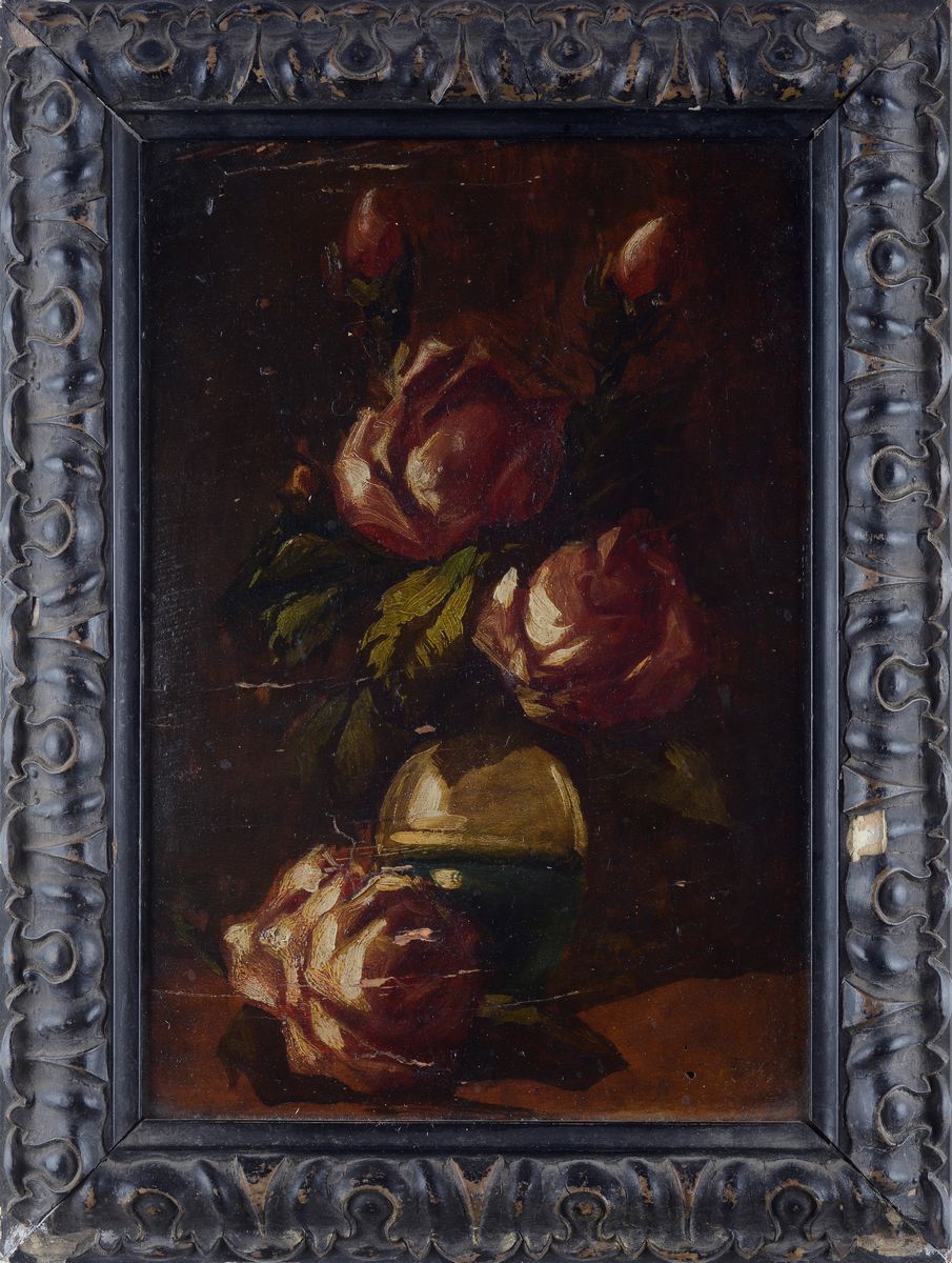 Anonimo, XIX Sec. - Rose
