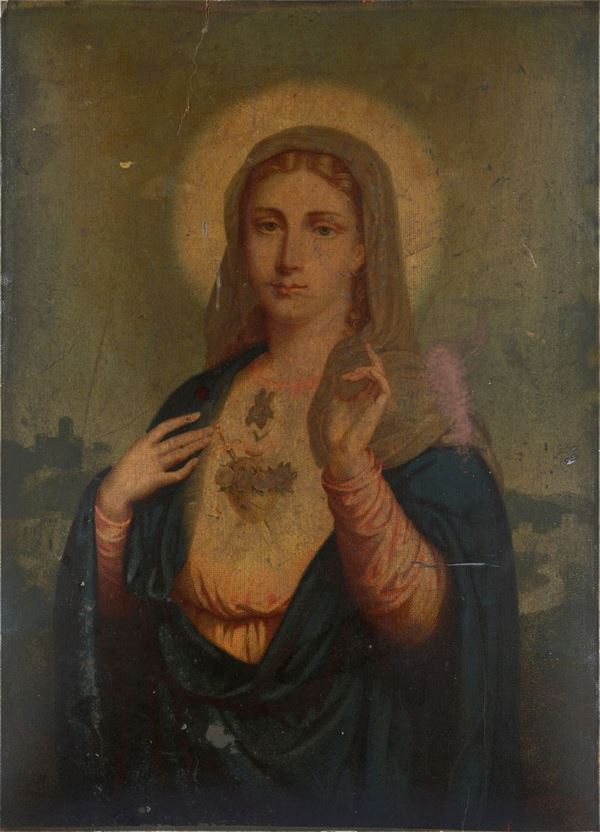 Anonimo, XIX sec. - Vergine benedicente