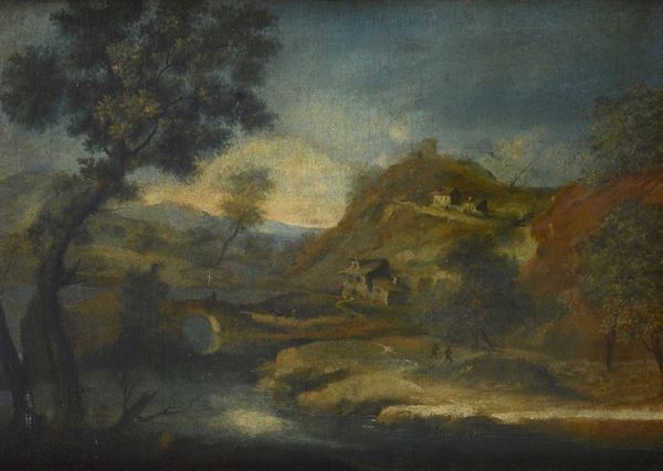 Anonimo, inizi XIX sec. - Paesaggio