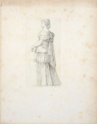 Figura Femminile di Profilo