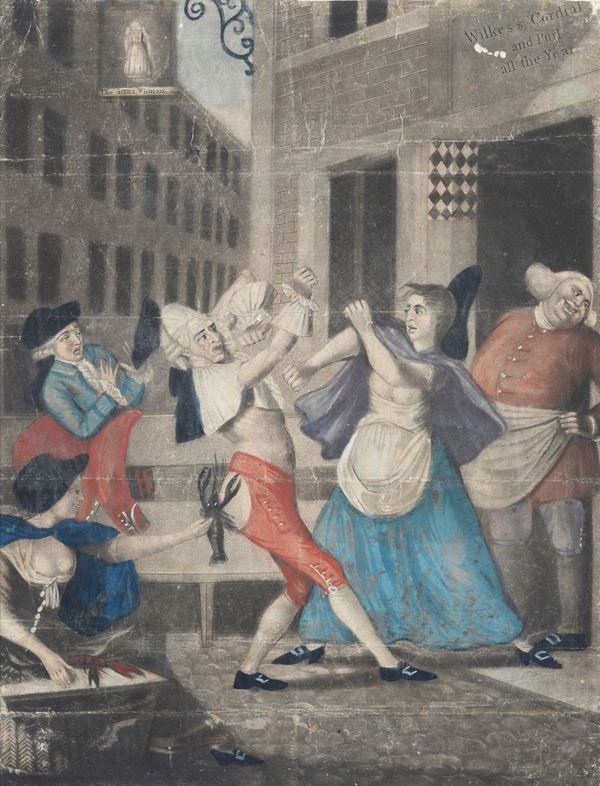 Scuola Inglese, inizi XIX sec. - La rissa