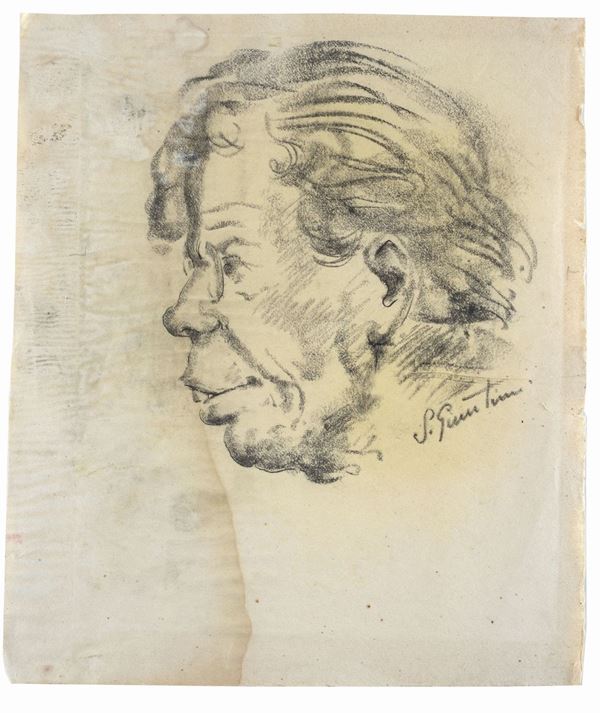 Anonimo, XIX sec. : Ritratto  - Matita su carta - Auction AUTHORS OF XIX AND XX CENTURY - II - Galleria Pananti Casa d'Aste