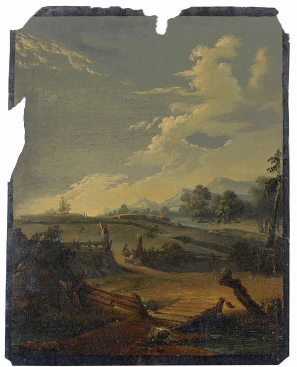 Anonimo, XIX sec. - Paesaggio