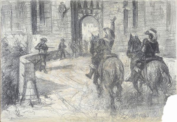 Anonimo, inizi XX sec. - Ritorno al castello