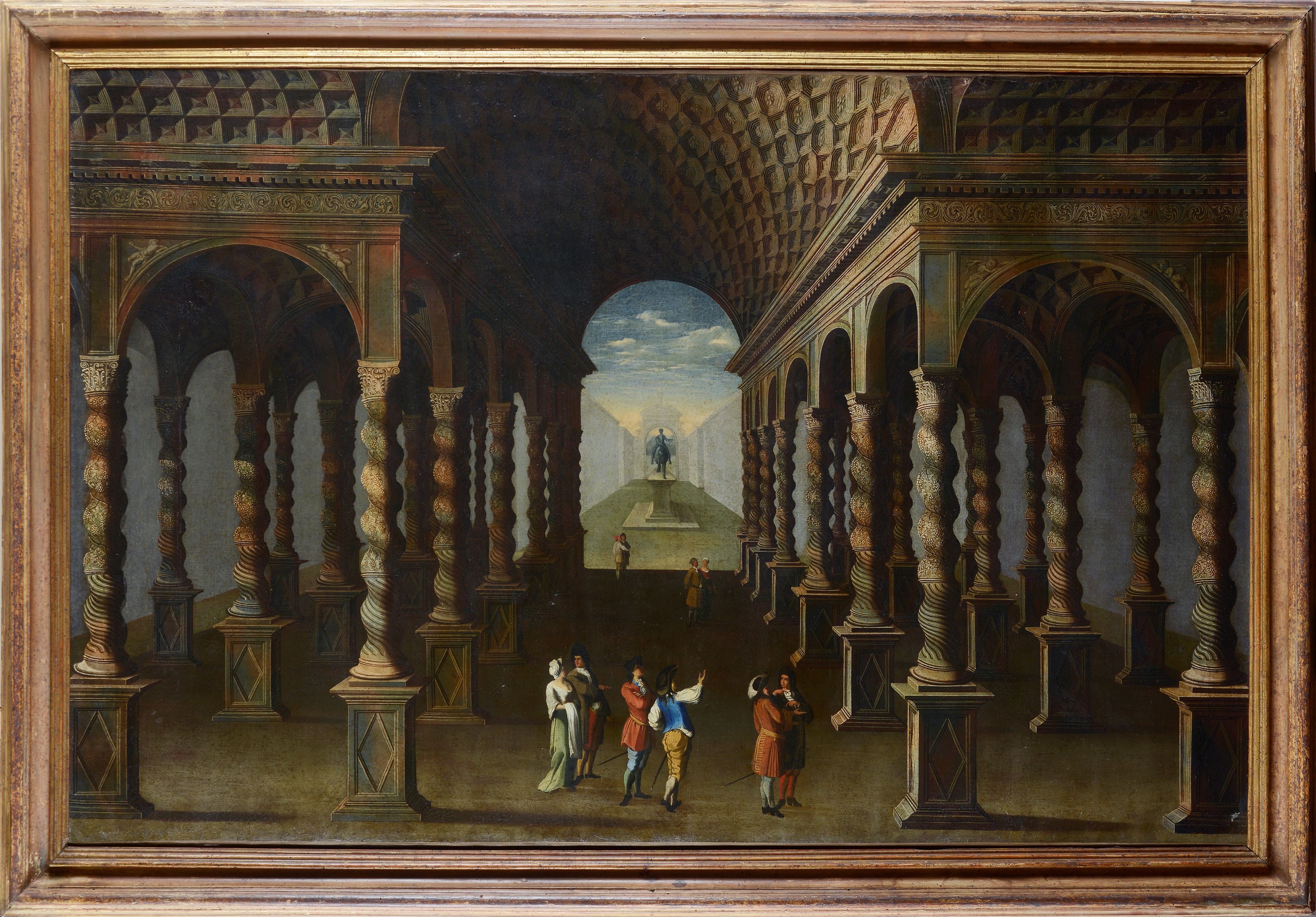 Scuola Fiamminga, XVII Sec. - Interno Architettonico