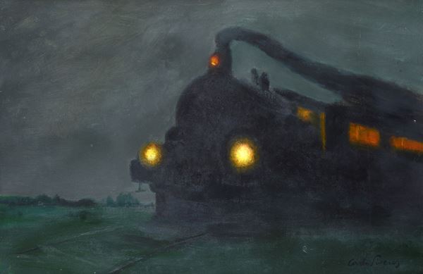 Carlo Siviero - Treno in corsa