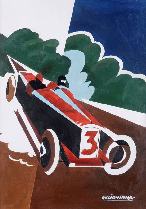Lucio Venna - Automobile in corsa