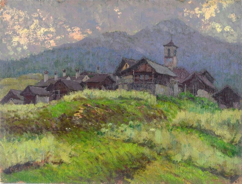 Anonimo, XX Sec. - Paesaggio Montano