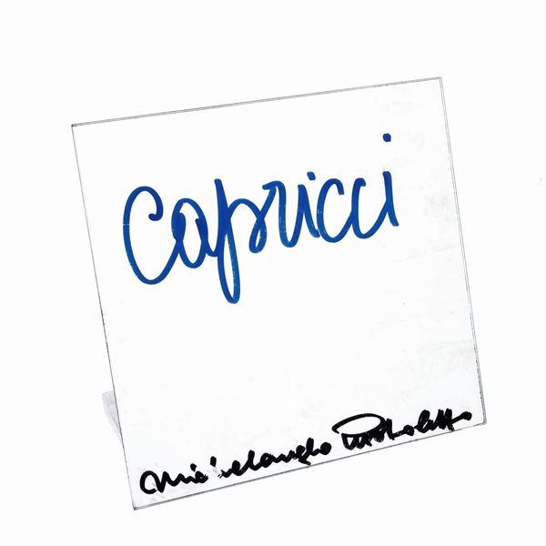 Michelangelo Pistoletto - Capricci