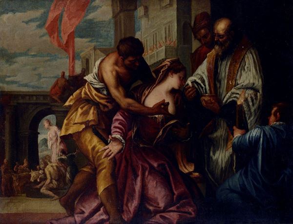 Anonimo, XVII sec. - Martirio di Santa Giustina (da Paolo Veronese)