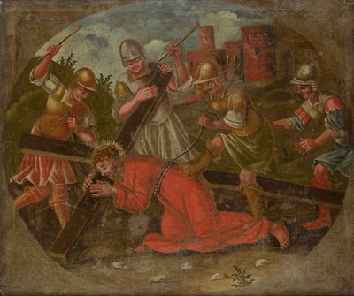 Via Crucis - Gesù È Aiutato da Simone di Cirene