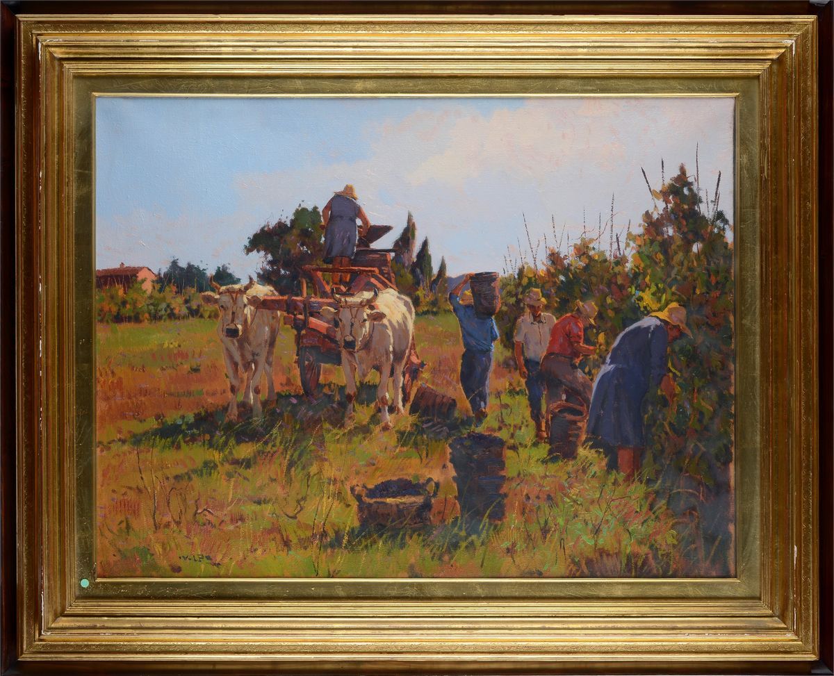 Angiolo Volpe - La Vendemmia