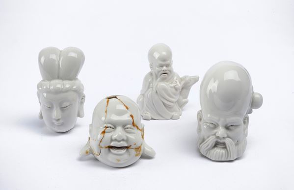 Lot consisting of four porcelains  - Auction SILVER, FURNITURE AND OBJECTS - Galleria Pananti Casa d'Aste