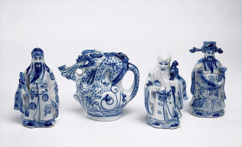 Lotto Composto da Quattro Ceramiche