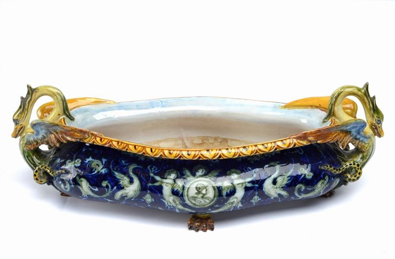 Centrotavola in Maiolica