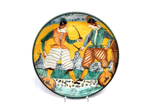 Piatto in maiolica