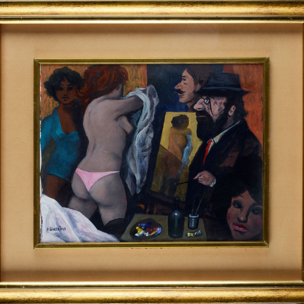 Fausto Maria Liberatore - Nello Studio Dell'artista