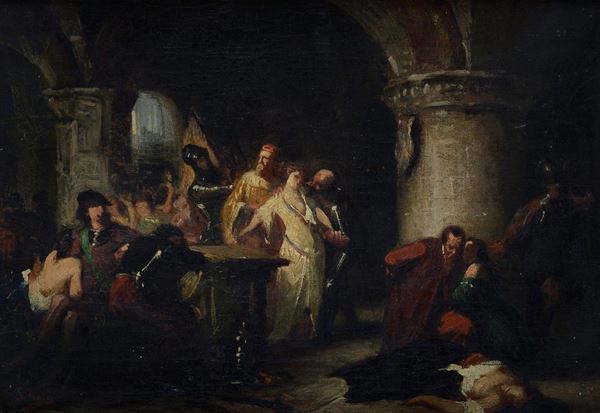 Stefano Ussi - The Sack of Rome