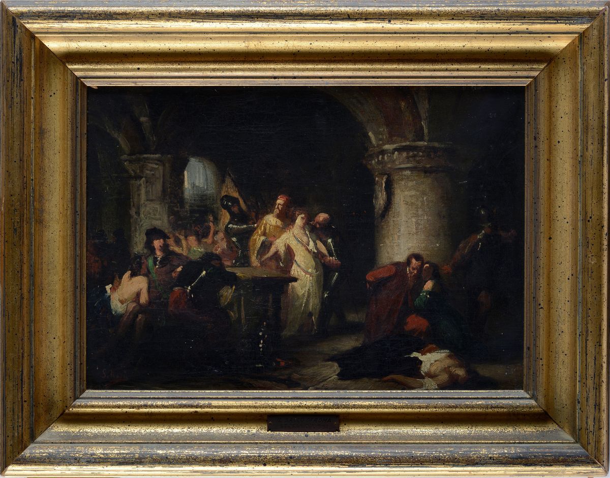 Stefano Ussi - Il Sacco di Roma