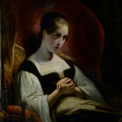 Donna Seduta in Meditazione