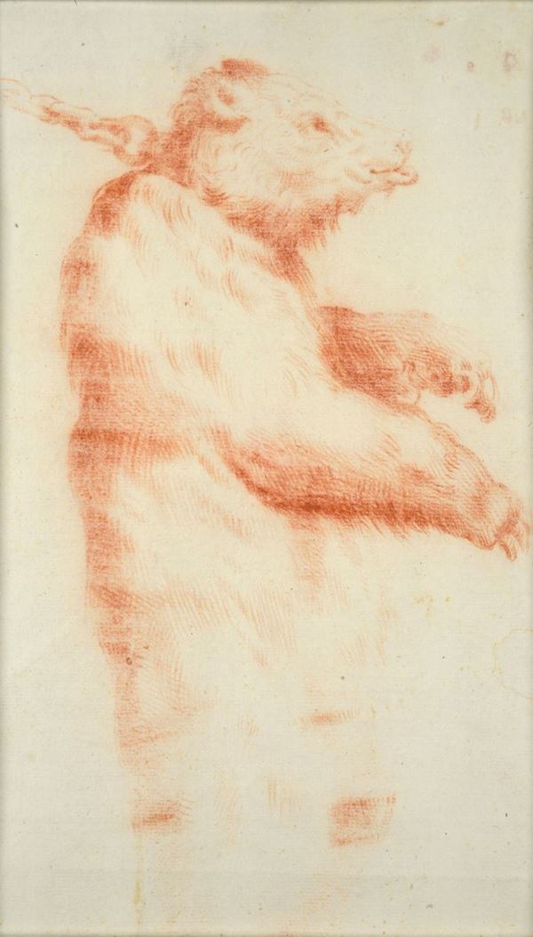 da Agostino Carracci - Orso in catene