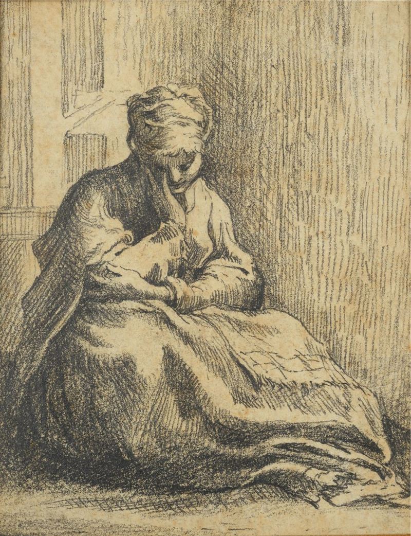 Santa Taide da Parmigianino - Santa Taide (o la Malinconia)