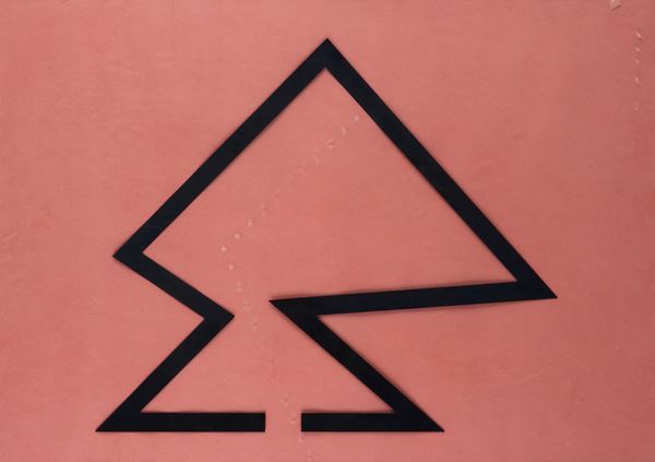 D'apr&#232;s Lucio Fontana - Study for a poster