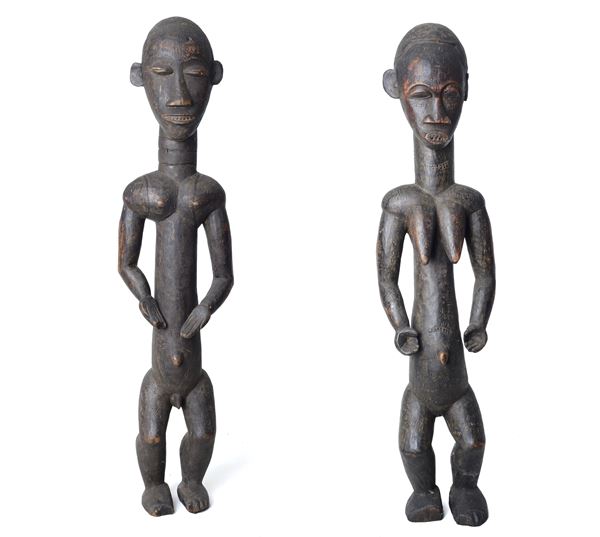 Pair of sculptures