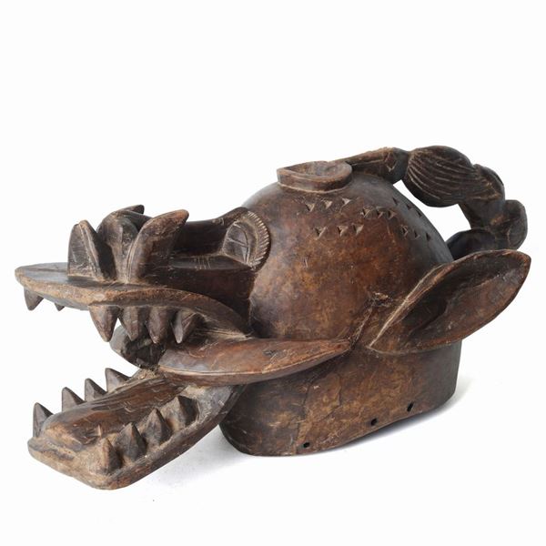 Senoufo "fire-breathing" Khaga mask