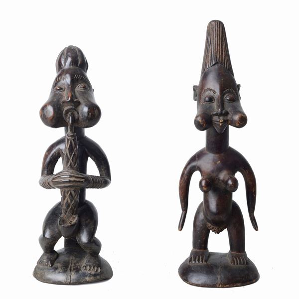 Coppia di statue Bamun