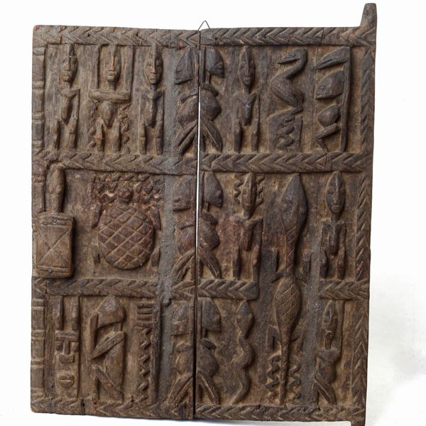 Carved door