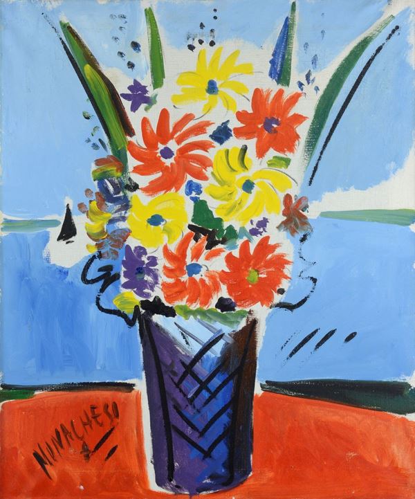 Sante Monachesi - Fiori e marina
