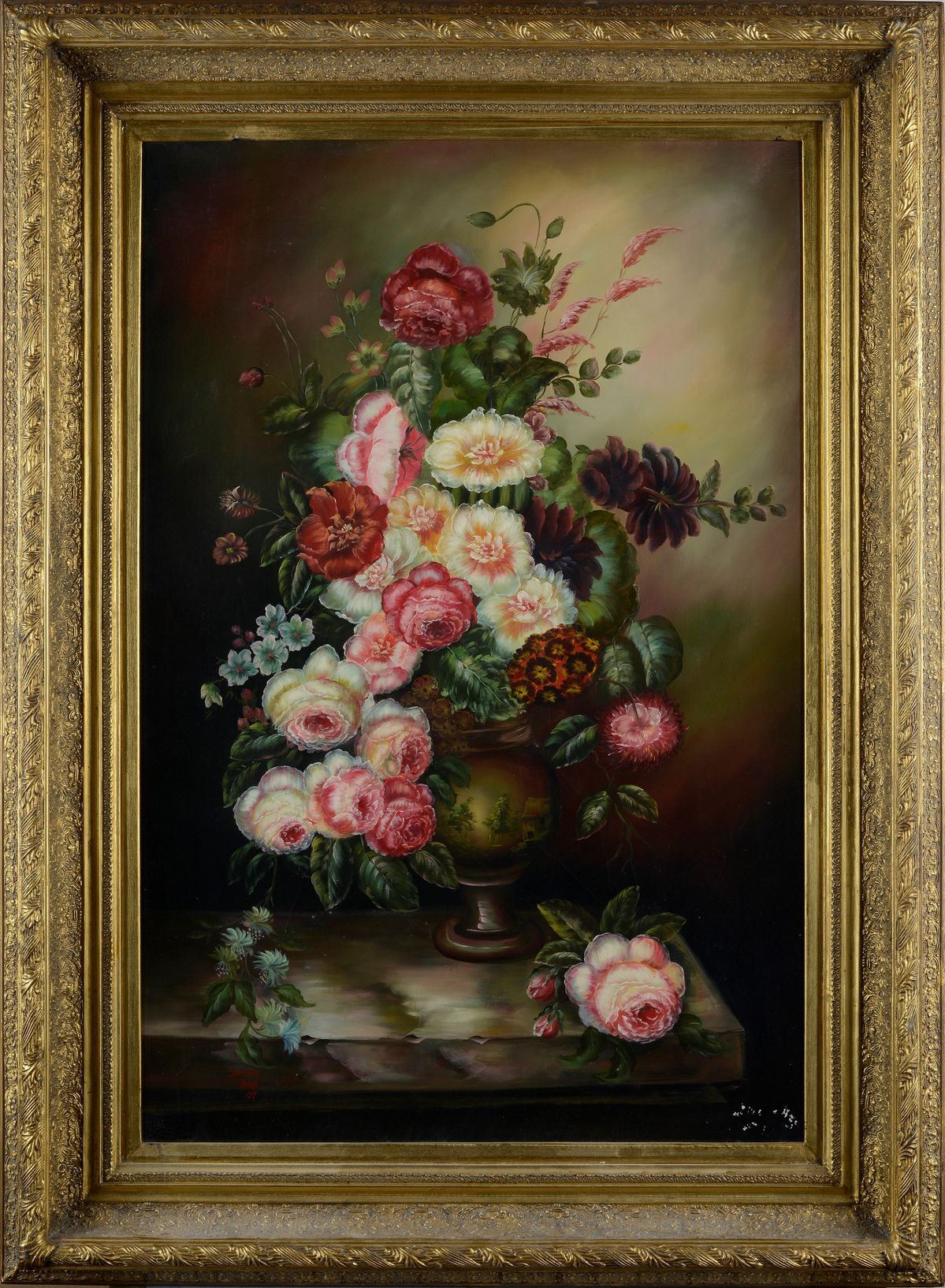 Johan Laurentz Jensen - Studio di Natura Morta con Fiori