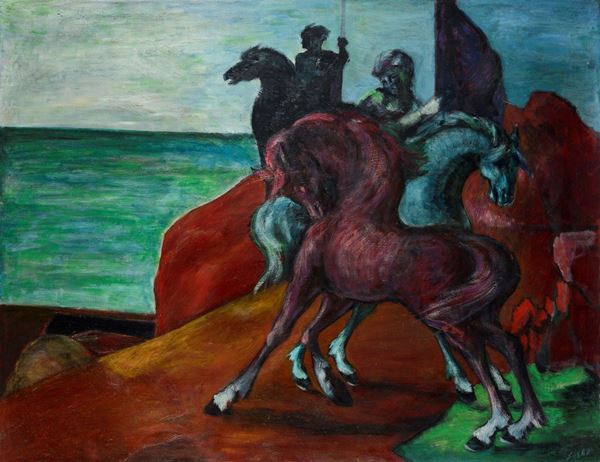 Aligi Sassu - Il cavaliere