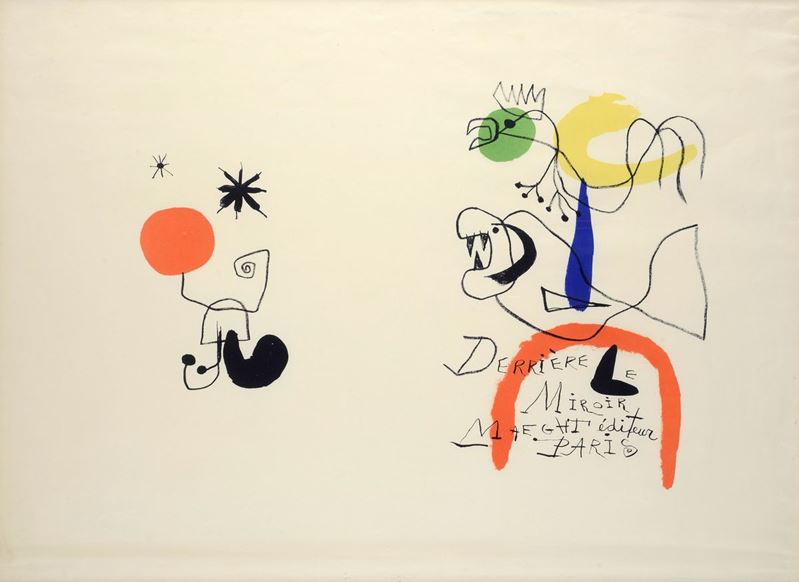 Joan Mirò - Derrier le Miroir