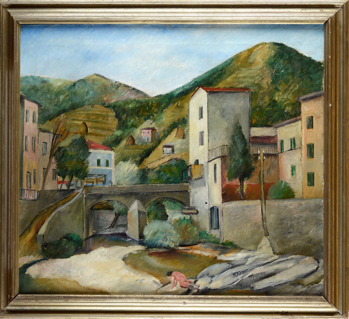 Silvio Pucci - Paesaggio con Ponte