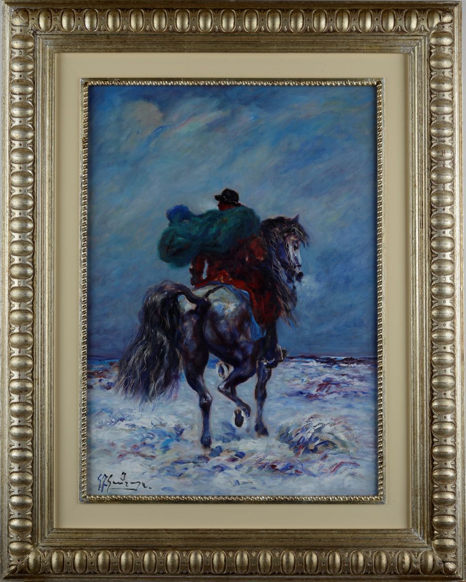 Giovan Francesco Gonzaga - Buttero sulla Neve