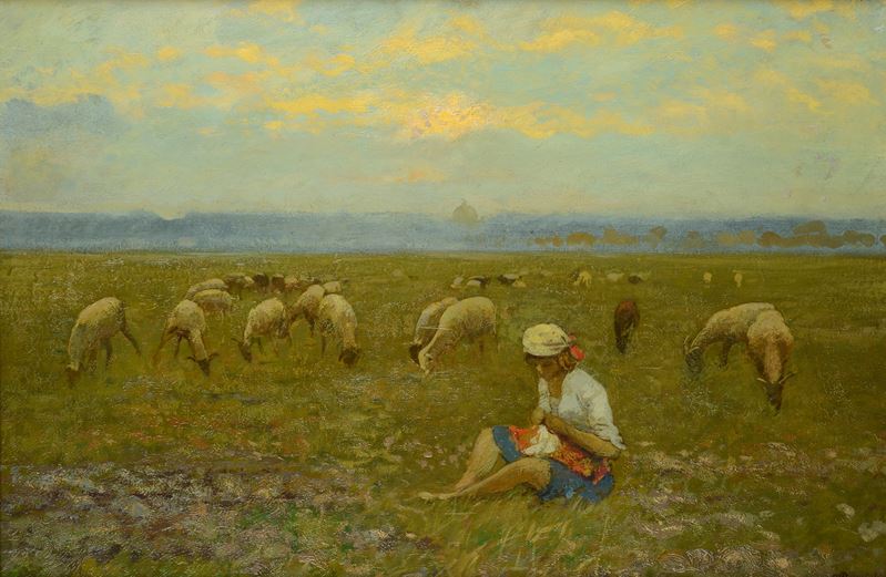 Carlo Passigli - Ragazza a Campo di Marte