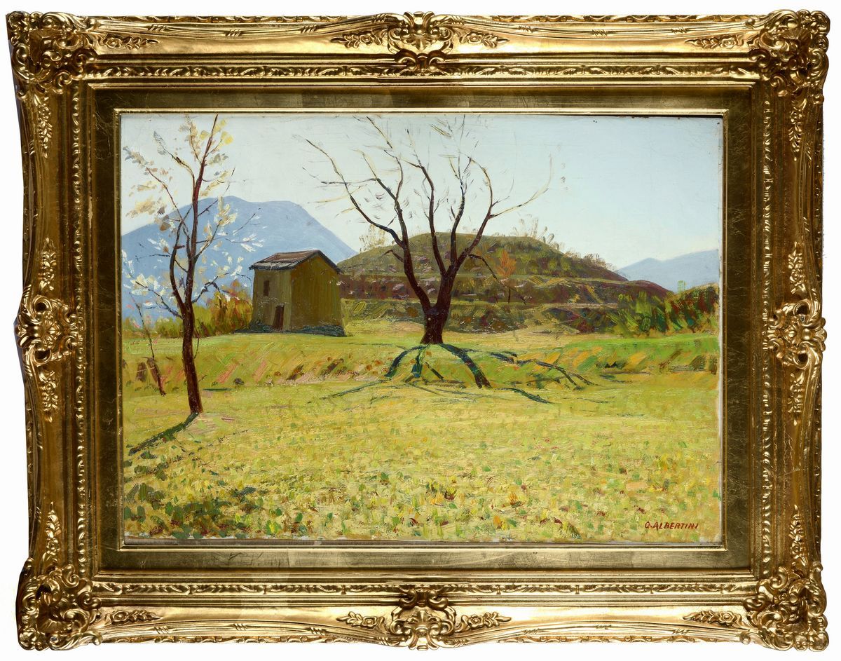 Oreste Albertini - Paesaggio con Alberi