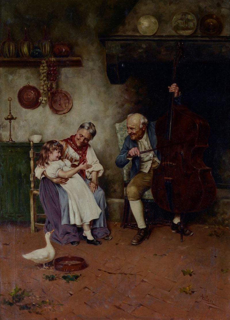 Alessandro Sani - Interno con Figure