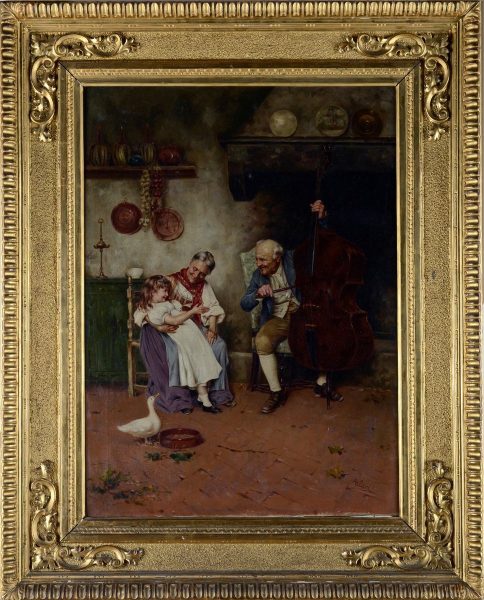 Alessandro Sani - Interno con Figure