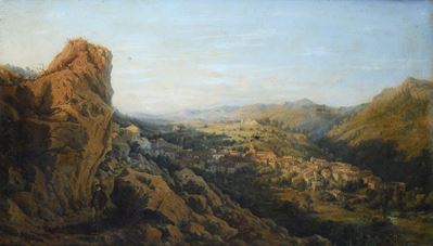 Paesaggio con Viandante